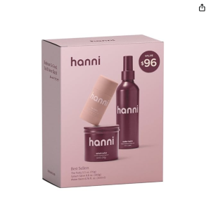 HANNI Gift Set Trio | Including Splash Salve, Water Balm & Fatty, Moisturizing and Hydrating Best Sellers