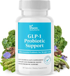 WALMART: Dr Vitamin Solutions Probiotic + Prebiotic Capsules with GLP-1 Support, 30 Ct