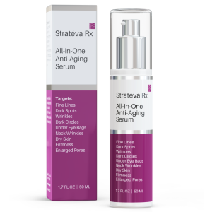 LeVaye Strateva RX Advanced Anti-Aging Serum – Vitamin C, Niacinamide, Natural Retinol, Hyaluronic Acid & Peptides – Targets Wrinkles, Fine Lines, Dark Spots, Dark Circles & Enlarged Pores