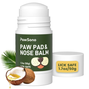 PawSono Lick-Safe Dog Paw & Nose Balm with Coconut Oil, 1.7-oz stick