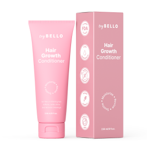 Trybello Hair Growth Conditioner | Deep Moisture & Repair for Dry, Damaged and Color Treated Hair | Aloe Vera, Turmeric & Urucum Extract | Vegan, Sulfate Free, Non-Toxic Hydrating Conditioner