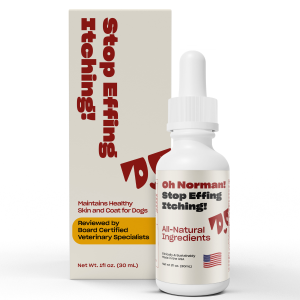 Stop Itching by Kaley Cuoco, All-Natural Itch Relief Supplement for Dogs, Vet Nutritionist Approved,for All Life Stages and Breeds, 1 Fl Oz