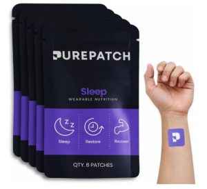 Pure Patch Sleep Patch – Plant-Based Vegan Topical Patch – Magnesium Glycinate – GABA – L-Theanine – Apigenin – Non-Ingestible – Water-Resistant – Gentle on Skin – Gluten Free – Made in USA –30Patches