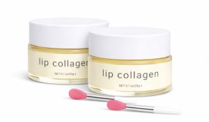 Lip Collagen Primer 2 Pack (0.7 oz Each) – Hydrating Lip Primer & Overnight Lip Mask, Smooths Dry Lips, Non-Sticky Lip Balm Base for Lipstick, Day & Night Use