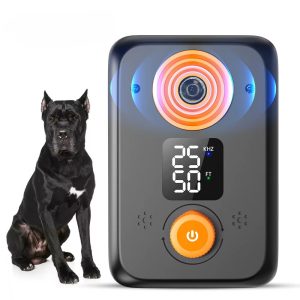 Anti Barking Device for Dogs – Ultrasonic Dog Bark Deterrent with 3 Modes, 50FT Effective Range, Rechargeable, Indoor Outdoor Anti Barking Device, Humane and Easy to Use