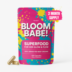 Beef Organ Supplement for Women – Liver, Uterus, Ovary, Heart, Kidney – 30+ Nutrients to Support Hormone Balance, Cycle Health, Energy, Immunity, Skin & Hair – 100% Grass Fed & 3rd Party Tested, 120ct