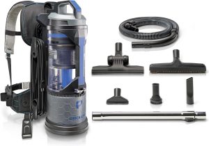 Prolux XForce Lightweight Bagless Backpack Vacuum – Powerful Commercial Vacuum for Homes, Offices, Small Businesses, Carpet, Hard Floors & Pet Hair