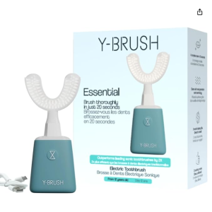 Y-Brush New Essential – Sonic Electric Toothbrush 3 Months Battery Life – 4 Vibration Modes – Pack Essential Adult (Essential, Adult (12-99 Years))