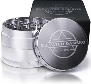 2.5-inch Premium Stainless Steel Culinary Herb & Spice Grinder Mill