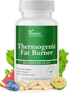 WALMART: DR VITAMIN SOLUTIONS Thermogenic Fat Burner for Women and Men – Appetite Suppressant for Weight Loss – Includes Green Tea Extracts for Bloat Relief – Metabolism Booster – 30 Weight Loss Pills