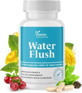 WALMART: DR VITAMIN SOLUTIONS Diuretic Water Flush – Water Pills for Bloating with Green Tea & Bloat Defense (50Capsules)