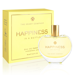 THE HEART COMPANY | Happiness in a bottle | Citrus Perfume for women | Vegan Women’s Eau de Parfum | Clean Bergamot Fragrance with Essential Oils 75ml – 2.5 fl oz.