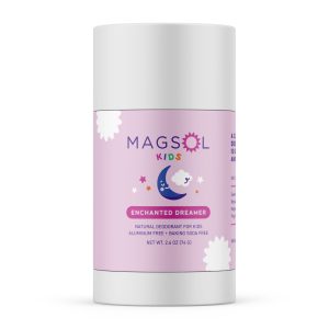 MAGSOL Natural Deodorant for Kids and Teens, Aluminum Free, Baking Soda Free, Magnesium Deodorant for Girls, Gentle for Sensitive Skin, Long Lasting Odor Protection, Enchanted Dreamer 2.6 oz