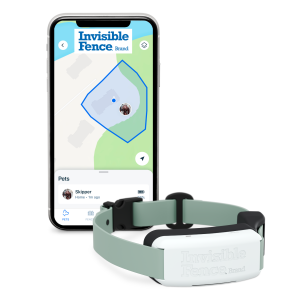 Invisible Fence GPS Flex Fence Wireless Dog Fence & GPS Tracker for Dogs, Universal Dog Collar for Small, Medium & Large Dogs