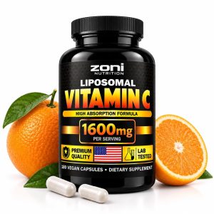 4-Form Liposomal Vitamin C 1600mg – Immune & Antioxidant Support Vegan