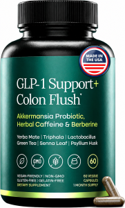 GLP-1 Support Supplement – Colon Cleanse with Akkermansia and Berberine