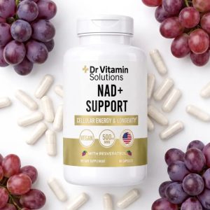 TIKTOK: NMN NAD+ Supplement 500mg – 4-in-1 with Resveratrol, Quercetin & TMG | Supports Cellular Energy & Healthy Aging
