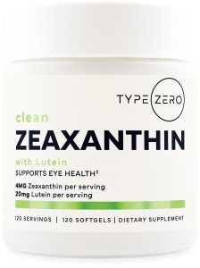 Type Zero Zeaxanthin with Lutein Softgels (120 Softgels)