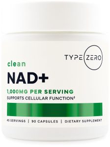 Type Zero NAD+ Supplement (1,000mg) 90 Capsules, 45 Servings