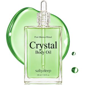 Anti Aging Body Oil for Women, Dry Oil for Crepey & Dry Skin Fresh Bergamot