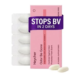 BV Suppositories for Women Fast Acting 10 Inserts Odor Control